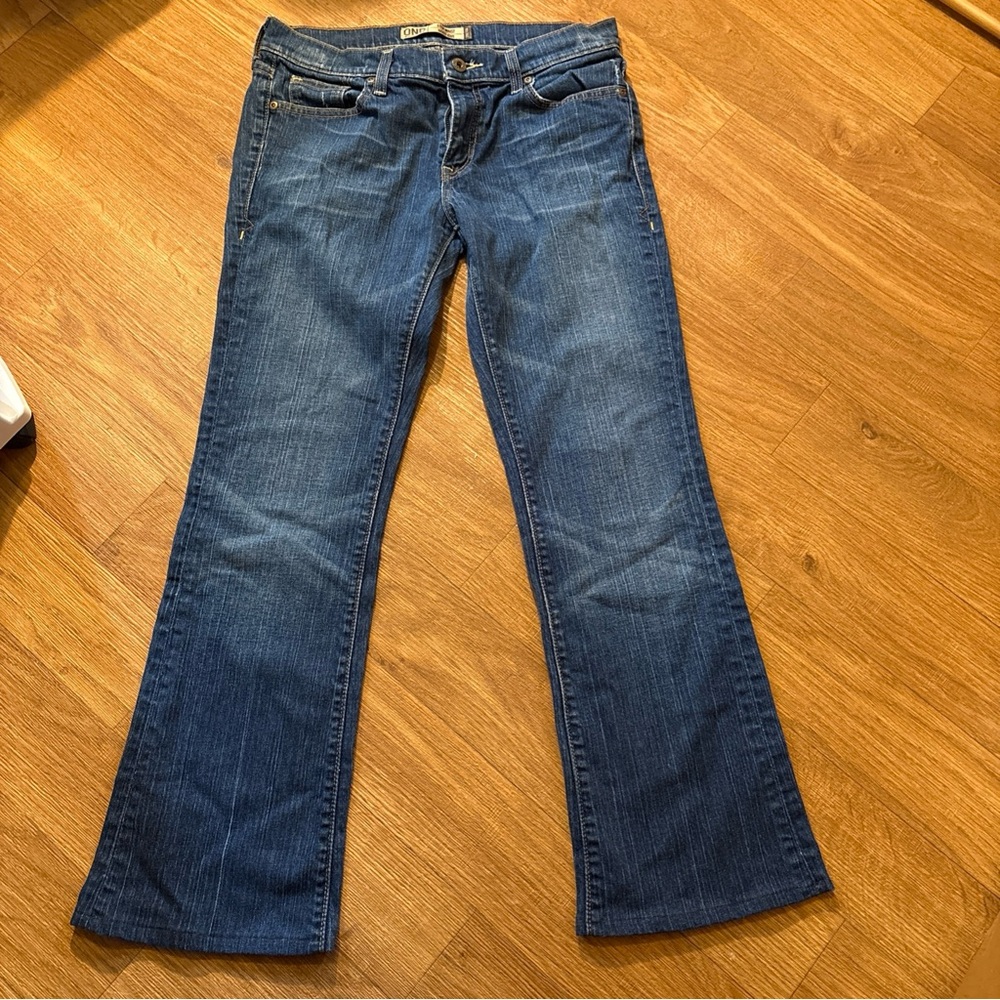Old Navy Denim Blue Jeans Women’s Sz 8 Regular Stretch/Bootcut/Low Waist